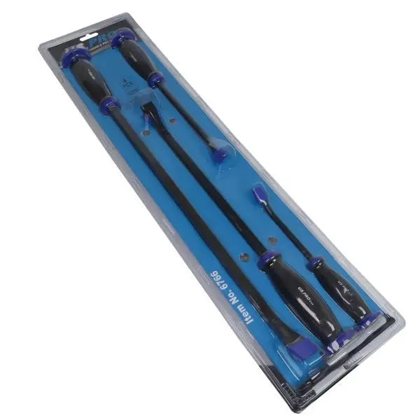 US Pro 4pcs Pry Bar Set with Protective Handle Guard – Heavy-Duty B6766