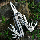 Folding Multi Tool with Saw, Screwdrivers, Wrenches, Wire Cutters