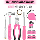 24-Piece Pink Tool Kit