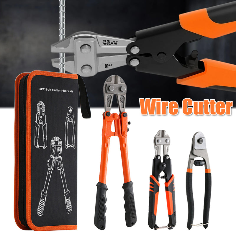 3-Piece Heavy Duty Bolt Cutter Set