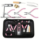 8pcs/set Pink Jewelry Making Tool Set
