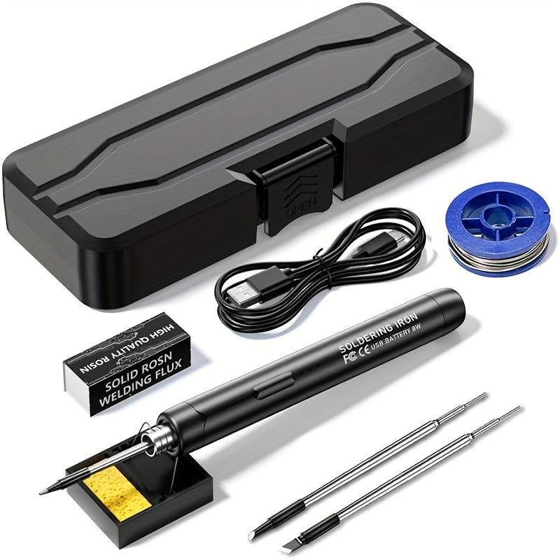 Rechargeable Portable Soldering Iron - 3-Temp Control