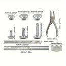 480-Piece Double Cap Rivet Tool Kit