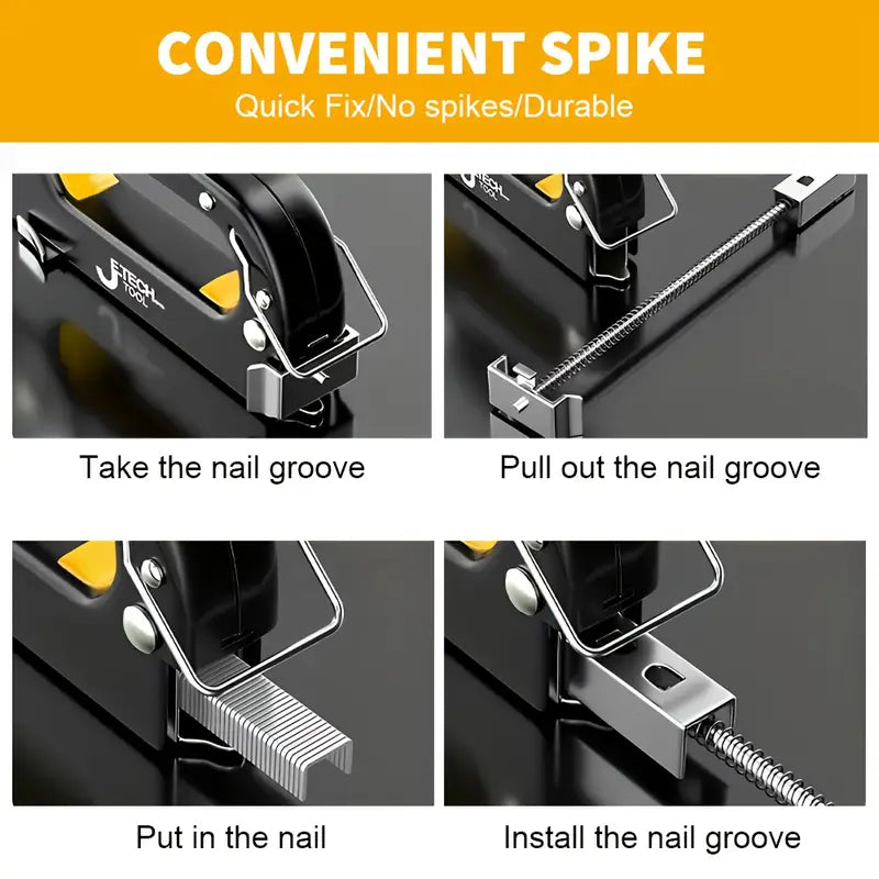 Heavy Duty Manual Staple Gun - 3000 Staples