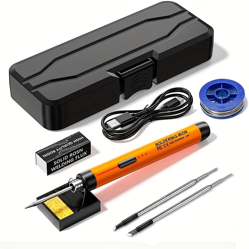 Rechargeable Portable Soldering Iron - 3-Temp Control