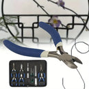 9pcs Jewellery Making Kit – Pliers, Tweezers, Scissors & Ruler in Case