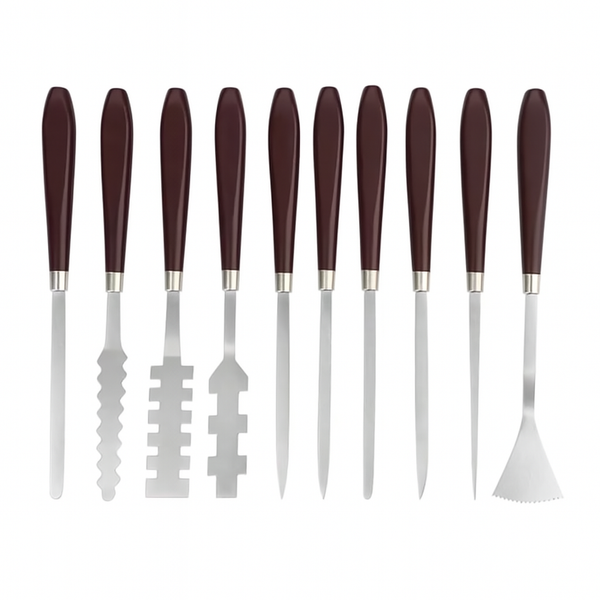 9pcs Art Scraper Set – Palette & Texture Knives for Oil & Acrylic Painting
