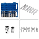 40Pcs Hex Star Torx Socket Bit Set Tool Kit 1/2inch 3/8inch