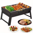 Foldable Charcoal BBQ Grill – Portable Outdoor Barbecue (35×27×20.5cm)
