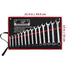 Spanner Wrench Set 14 Metric Combination Open End Spanners 8-24 mm set