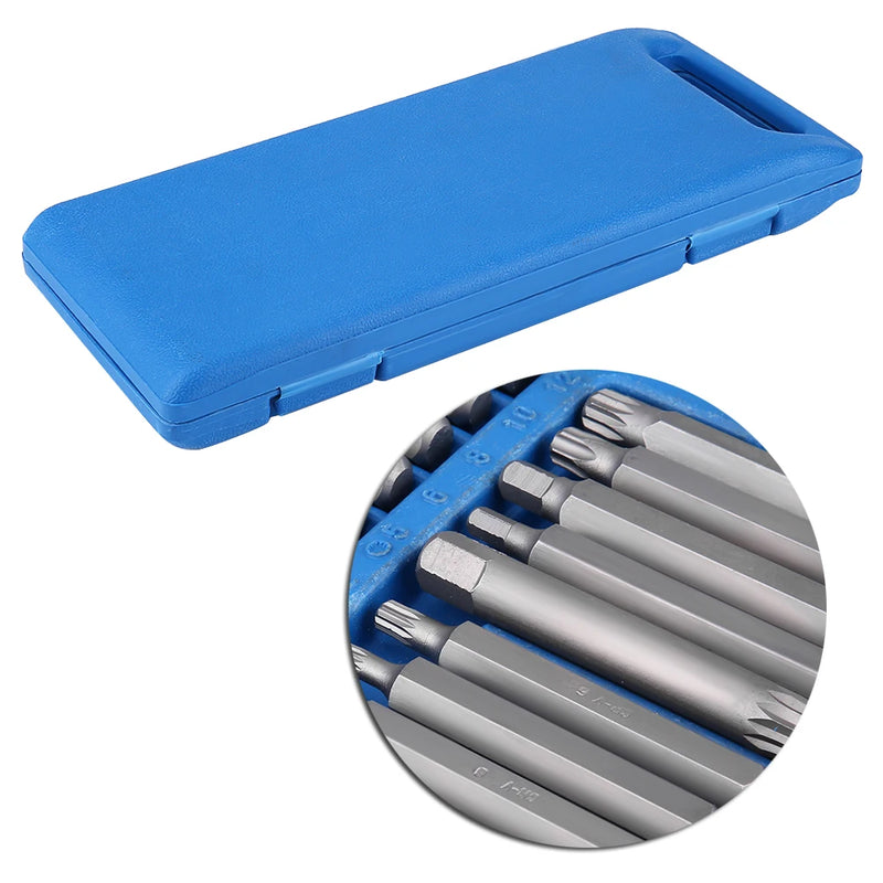 40Pcs Hex Star Torx Socket Bit Set Tool Kit 1/2inch 3/8inch