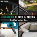 Cordless Leaf Blower 18V 2 in 1 Electric Air Blower Cleaner 2x  Batteries | Makita Compatible