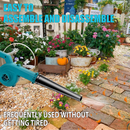 Cordless Leaf Blower 18V 2 in 1 Electric Air Blower Cleaner 2x  Batteries | Makita Compatible