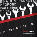 Spanner Wrench Set 14 Metric Combination Open End Spanners 8-24 mm set