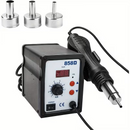 58D Hot Air Rework Station Soldering Heat Gun Low Noise Repair Tool 3 Nozzles
