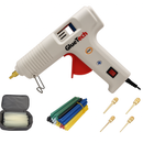 All included 150W Hot Melt Glue Gun kit color glue sticks+ 4 nozzle Professional kit