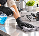 100 Pack Black Disposable Nitrile Gloves – Powder Free & Latex Free