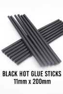 Black Hot GLUE STICKS 11mm x 200mm