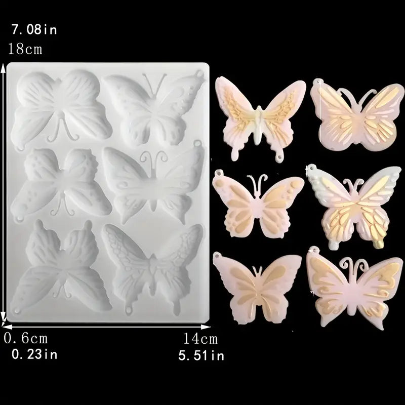 Butterfly-Shaped Silicone Resin Mould– DIY Jewelry & Crafting Mould