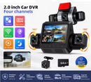 Podofo 4-Channel 1080P Dash Cam – Multi-Angle Vehicle Recording
