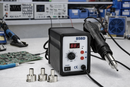 58D Hot Air Rework Station Soldering Heat Gun Low Noise Repair Tool 3 Nozzles