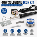 40W Soldering Iron Starter Kit – Ideal for DIY & Home Repairs - DURATOOL