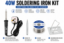 40W Soldering Iron Starter Kit – Ideal for DIY & Home Repairs - DURATOOL