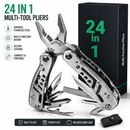 24-in-1 Stainless Steel Multi-Tool – Folding Pocket Pliers