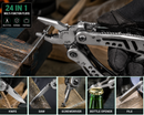 24-in-1 Stainless Steel Multi-Tool – Folding Pocket Pliers
