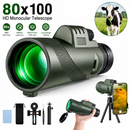 80x100 HD Monocular Telescope – Clear Viewing for Outdoor Adventures