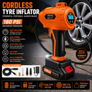21V Cordless Tyre Inflator 180PSI | Rechargeable Portable Air Compressor