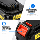 2 Pack 18V 8.0Ah Lithium Battery with DCB112 Charger Compatible with DeWalt XR