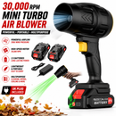 Cordless Mini Turbo Air Blower – Portable Jet Fan 2 Batteries