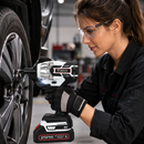 Cordless Impact Wrench 1/2" Brushless High Torque 2 Batteries