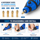 135W Rotary Multi Tool Kit – One Tool for Every DIY Project