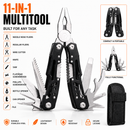 Multitool Stainless Steel Folding Pliers Outdoor Survival Gear /Black