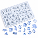 Silicone Mould mirror jewelry crystal Epoxy resin Mould
