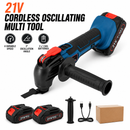 21V Cordless Oscillating Multi Tool - 2 x 1.5Ah Batteries