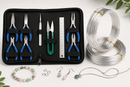 Jewellery Making Starter Kit – 9Pcs Pliers & Tools Set + 50M 0.7mm Craft Wire