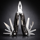 Camping Multitool Stainless Steel Folding Pliers Outdoor Survival Gear /Black