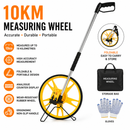 Distance Measuring Wheel 10KM  Surveyor Trundle Wheel Folding Road Measure with Bag