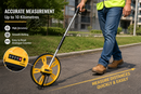 Distance Measuring Wheel 10KM  Surveyor Trundle Wheel Folding Road Measure with Bag