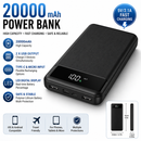 20000mAh Power Bank Dual USB - LED Digital Display USB-C Fast Charge