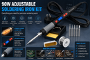 90W Digital Adjustable Soldering Iron Kit with LCD Display