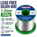Duratool Lead Free Solder Wire 1.2mm – 250g Reel