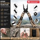 Multifunction Folding Pliers EDC Multi Tool Stainless Steel Camping Survival No Blade