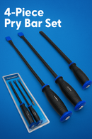 US Pro 4pcs Pry Bar Set with Protective Handle Guard – Heavy-Duty B6766