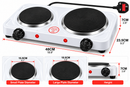 2500W Double Electric Hot Plate – Ideal for Craft, DIY, Wax & Candle Making