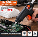 High Temp 120°C Hot Glue Sticks 11x300mm Strong Adhesive Industrial Electronics