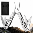 Folding Multi Tool with Saw, Screwdrivers, Wrenches, Wire Cutters